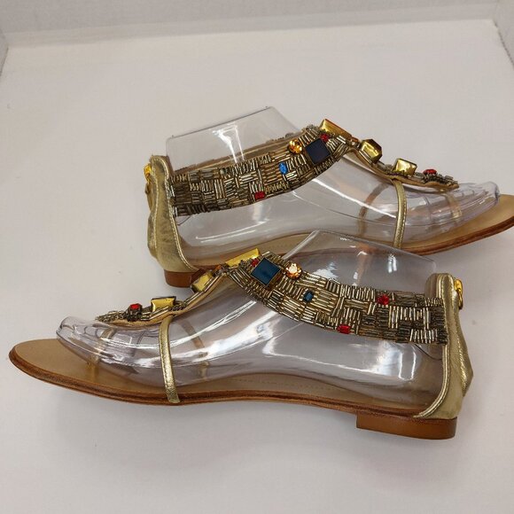 Giuseppe Zanotti Rhinestone Crystal Sandals Women's Size EU 37.5 & 38 - Picture 6 of 12